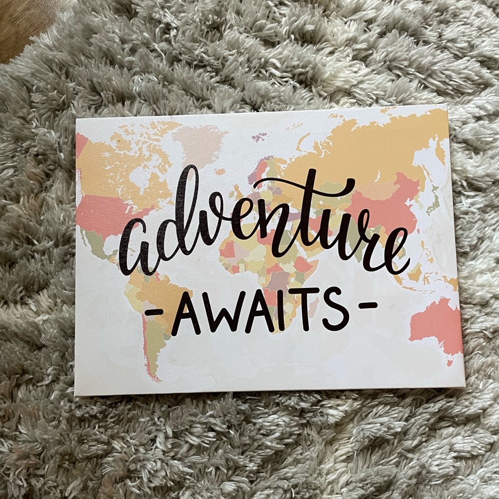 “Adventure Awaits” Canvas